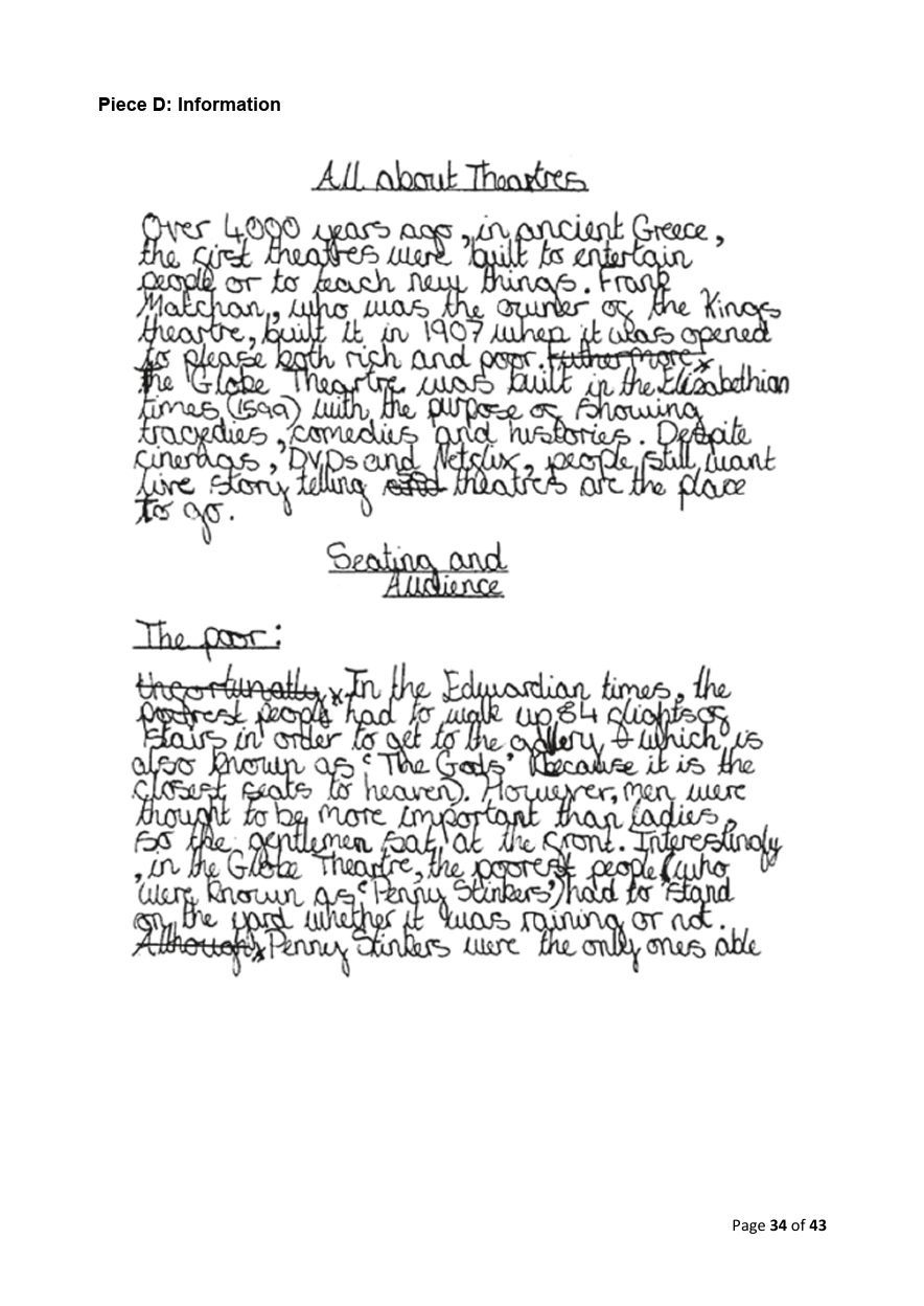 Published exemplification script