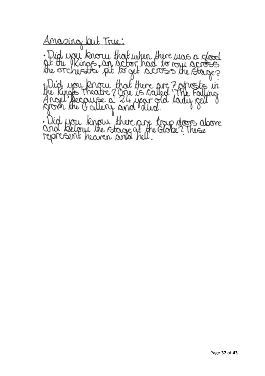 Published exemplification script