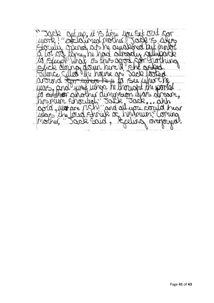 Published exemplification script